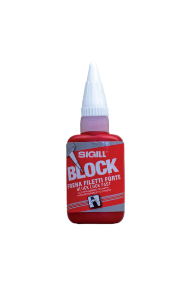 BLOCK FRENAFILETTI FORTE - ΚΟΛΛΑ ΣΠΕΙΡΩΜΑΤΩΝ ΚΟΚΚΙΝΗ ΔΥΝΑΤΗ 20ml. (ΣΕ ΜΠΟΥΚΑΛΑΚΙ)  SIGILL