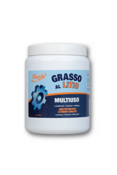 GRASSO AL LITIO - ΓΡΑΣΟ ΛΙΘΙΟΥ ΕΩΣ 190°C 500ml. (ΣΕ ΔΟΧΕΙΟ)  SIGILL